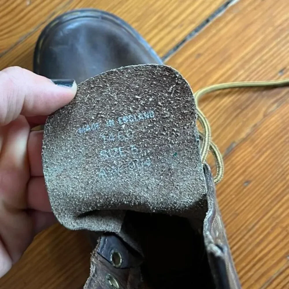 Dr-martens Men's Brown and Tan Boots